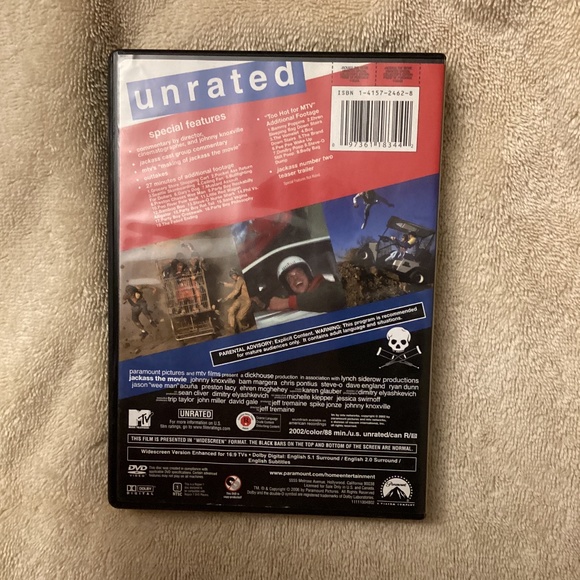 Jackass the movie Special Edition Unrated DVD Special Collector’s Edition - Picture 2 of 4